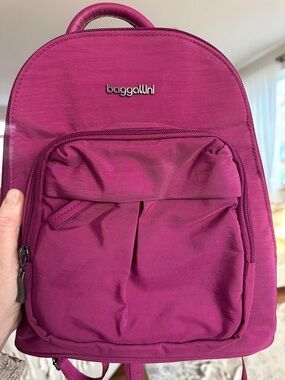 brown vegan leather backpack Mina Baie Stevie Backpack Vegan Full in Coco